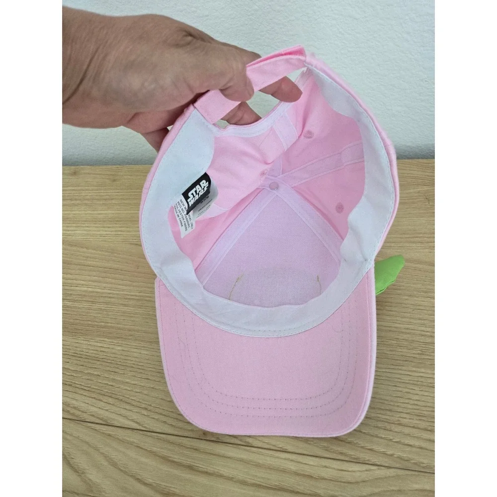 Star Wars Kids Grogu Baby Yoda Pink Baseball Cap Hat 3D Ears Mandalorian OSFM